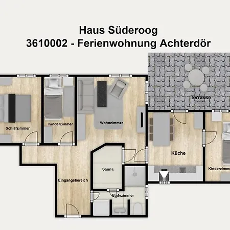 Haus Suederoog Achterdoer